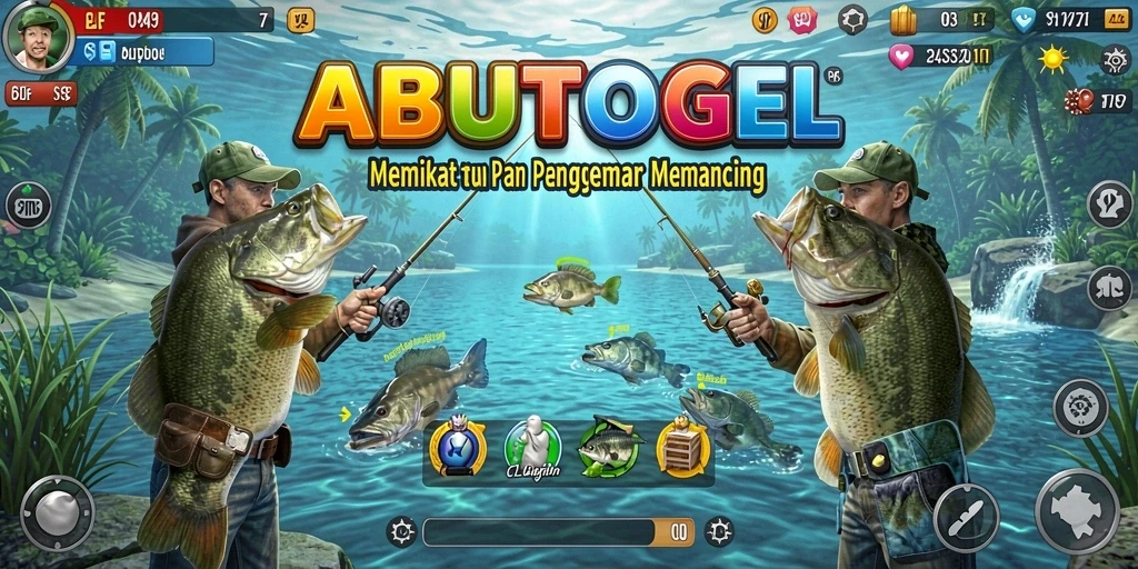 Gameplay memancing yang seru dan menarik di ABUTOGEL.