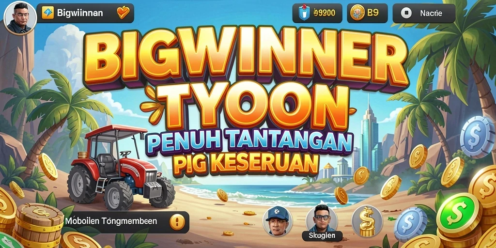 Screenshot menunjukkan gameplay yang menarik dan strategi dalam BIGWINNER.