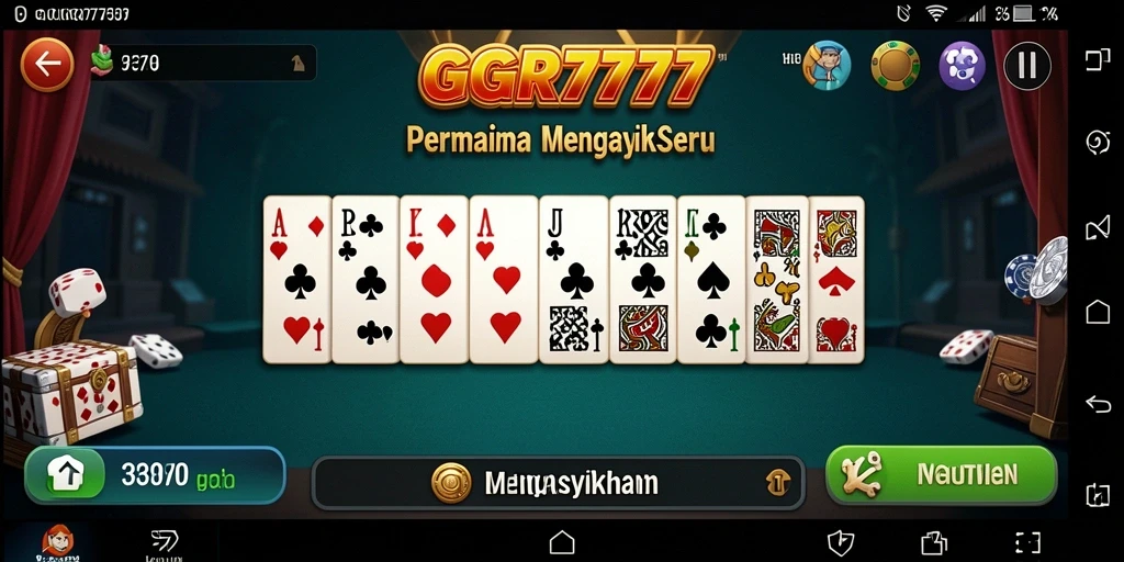Tampilan gameplay menarik dari GGR7777 dengan pemain yang bersaing.