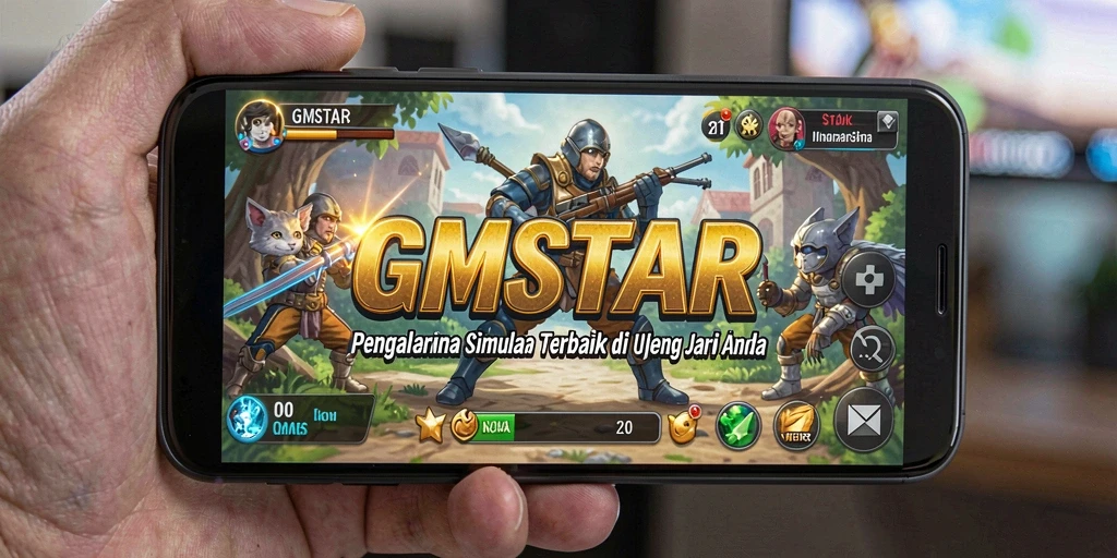 Tampilan gameplay GMSTAR yang imersif dan interaktif.