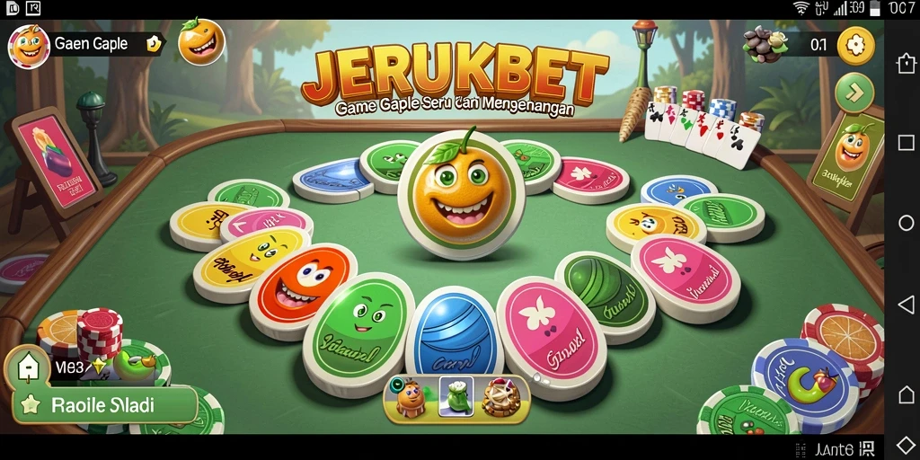 Tampilan gameplay seru dari JERUKBET yang penuh tantangan