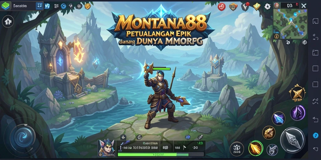 Screenshot gameplay MONTANA88 menampilkan aksi seru dalam petualangan MMORPG.