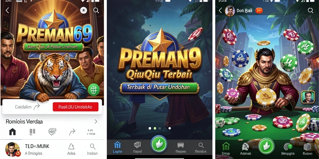 Tampilan gameplay QiuQiu yang mendebarkan di PREMAN69.