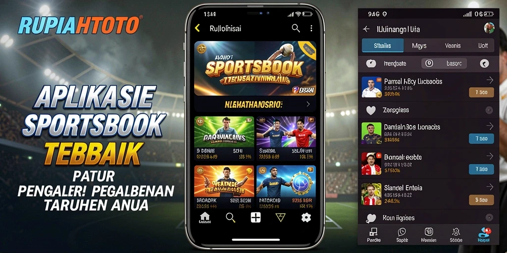 Tangkapan layar RUPIAHTOTO yang menunjukkan tampilan permainan sportsbook