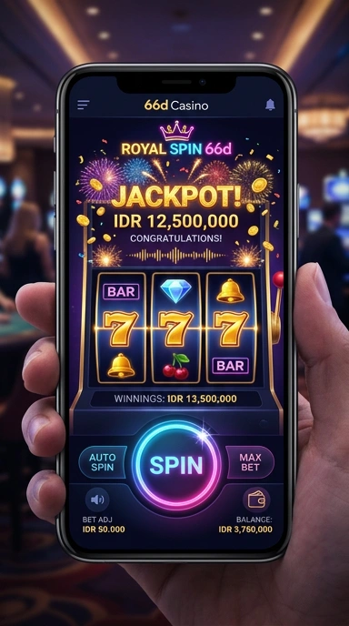 Screenshot aplikasi 66d saat pengguna menjelajahi kategori yang berbeda.